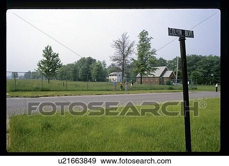 School yard View Large Photo Image Stock Photo - School yard . Fotosearch