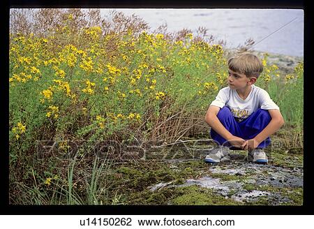 Sitting by flowers View Large Photo Image Stock Image - Sitting by flowers. Fotosearch