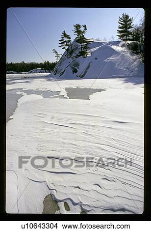 Snowy shore View Large Photo Image Picture - Snowy shore. Fotosearch