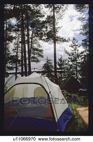 Tent camping View Large Photo Image Stock Image - Tent camping . Fotosearch