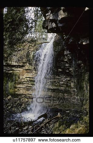 Waterfall View Large Photo Image Stock Photo - Waterfall. Fotosearch