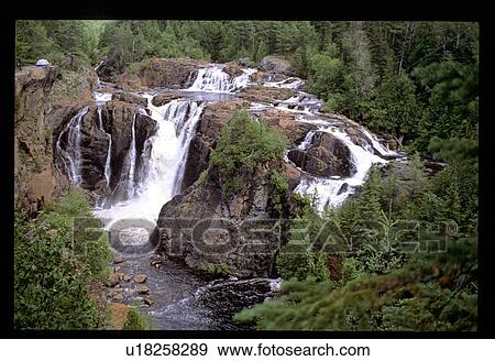 Waterfalls View Large Photo Image Stock Photo - Waterfalls. Fotosearch