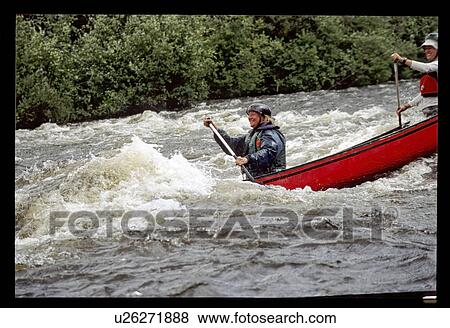 Stock Photo - Whitewater rafting. Fotosearch