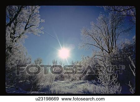Winter landscape View Large Photo Image Stock Photo - Winter landscape. Fotosearch