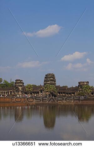 Angkor Wat Ruins View Large Photo Image Stock Image - Angkor Wat Ruins. Fotosearch