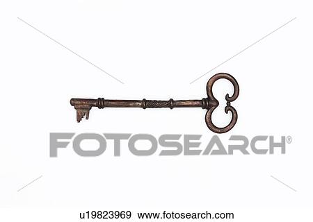 Antique key View Large Photo Image Stock Photo - Antique key. Fotosearch