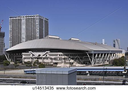 Ariake Colosseum Hall View Large Photo Image Stock Photography - Ariake Colosseum Hall. Fotosearch