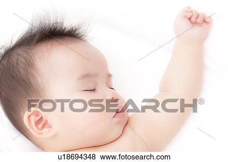 Baby Boy Sleeping View Large Photo Image Stock Photo - Baby Boy Sleeping. Fotosearch