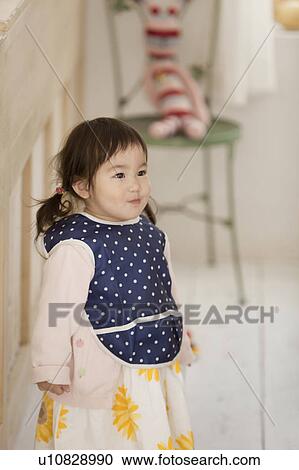 Baby Girl with Bib View Large Photo Image Stock Image - Baby Girl with Bib. Fotosearch