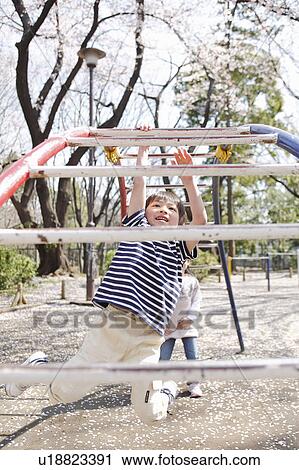 Boy Climbing View Large Photo Image Stock Image - Boy Climbing. Fotosearch