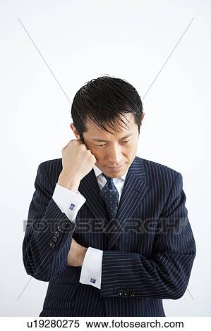 Businessman Thinking View Large Photo Image Stock Photography - Businessman Thinking. Fotosearch