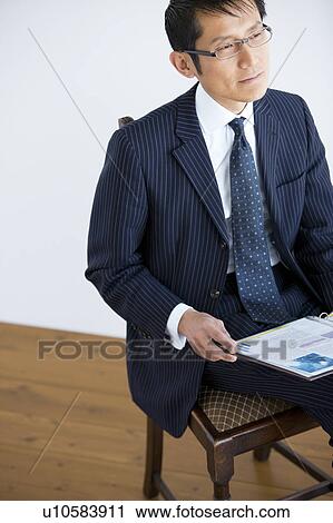 Businessman with Portfolio View Large Photo Image Stock Image - Businessman with Portfolio. Fotosearch