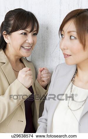 Picture - Businesswomen arguing. Fotosearch