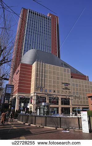 Stock Photography - Carrot Tower, Sangenjaya, Setagaya ward, Tokyo Prefecture, Honshu, Japan. Fotosearch