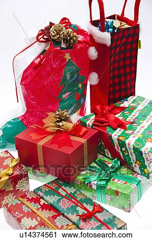 Stock Image - Christmas Presents. Fotosearch