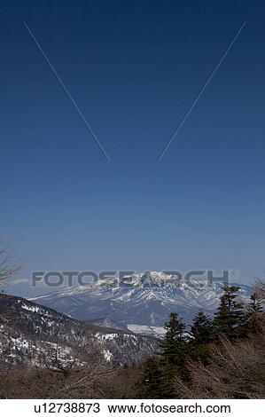 Stock Image - Clear Sky Over Mountains. Fotosearch