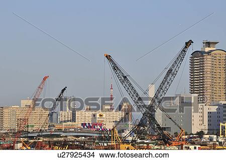 Construction Site View Large Photo Image Picture - Construction Site. Fotosearch
