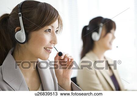 Customer Representatives View Large Photo Image Stock Image - Customer Representatives. Fotosearch