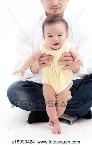 Picture - Father and Baby Boy. Fotosearch