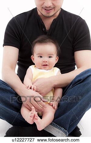Stock Photo - Father and Baby Boy. Fotosearch