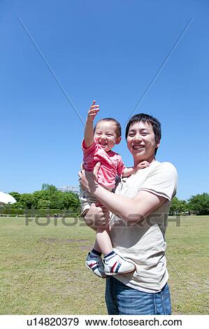 Stock Photo - Father and Baby Boy. Fotosearch