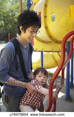 Father Helping Son Climbing Up Ladder View Large Photo Image Picture - Father Helping Son Climbing Up Ladder. Fotosearch