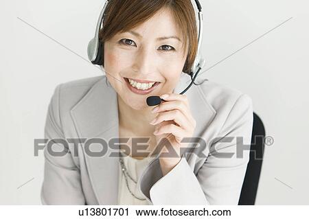 Female Customer Representative View Large Photo Image Stock Image - Female Customer Representative. Fotosearch