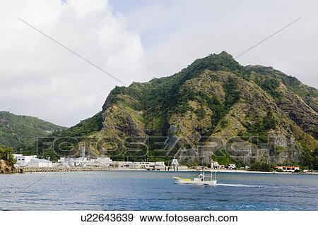 Stock Photo - Fishing Boat Near Coast. Fotosearch