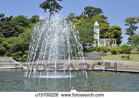 Fountain in Tokiwa Park View Large Photo Image Stock Photograph - Fountain in Tokiwa Park. Fotosearch
