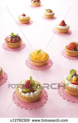 Fruit Tarts View Large Photo Image Stock Photo - Fruit Tarts. Fotosearch