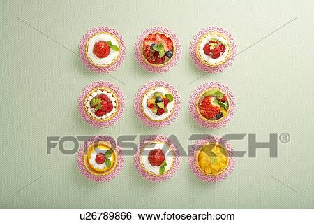 Stock Photograph - Fruit Tarts. Fotosearch
