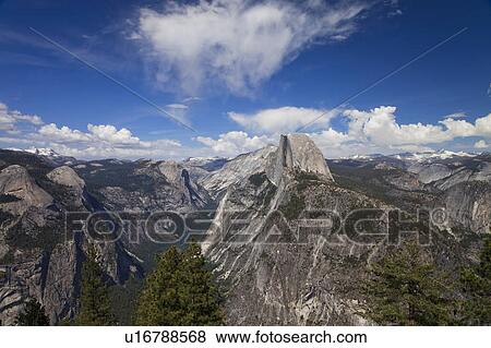Half Dome Seen From Glacier Point View Large Photo Image Stock Photo - Half Dome Seen From Glacier Point. Fotosearch