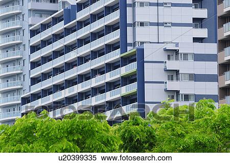Stock Photography - High Rise Apartment Buildings. Fotosearch