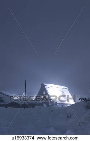 Picture - House in Winter. Fotosearch