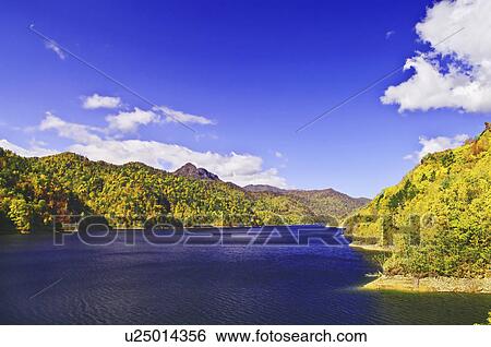 Stock Photograph - Lake in Autumn. Fotosearch