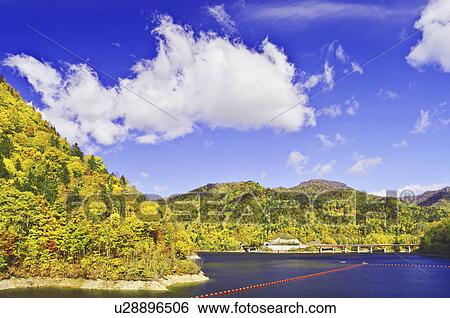 Lake in Autumn View Large Photo Image Stock Photograph - Lake in Autumn. Fotosearch