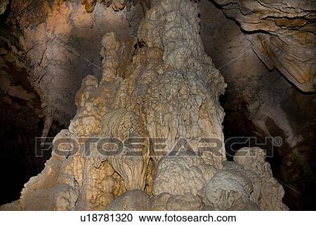 Stock Image - Limestone Cave. Fotosearch
