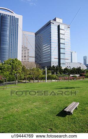 Makuhari Skyline View Large Photo Image Stock Photo - Makuhari Skyline. Fotosearch
