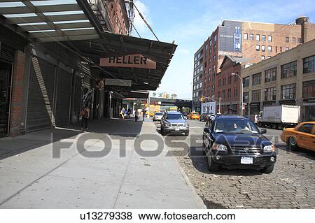 Meatpacking District in New York View Large Photo Image Stock Photo - Meatpacking District in New York. Fotosearch