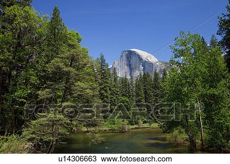 Merced River and Half Dome View Large Photo Image Stock Image - Merced River and Half Dome. Fotosearch