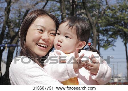 Stock Image - Mother and Daughter. Fotosearch