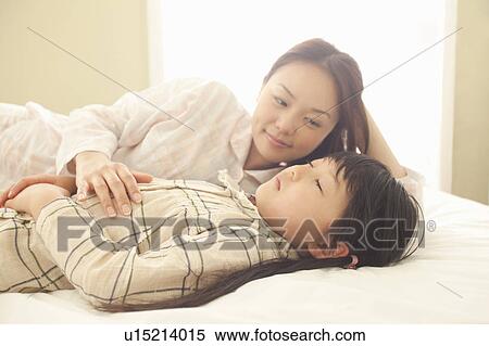 Mother Watching Daughter Asleep View Large Photo Image Stock Photography - Mother Watching Daughter Asleep. Fotosearch