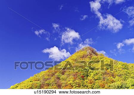 Mountain Peak in Autumn View Large Photo Image Picture - Mountain Peak in Autumn. Fotosearch