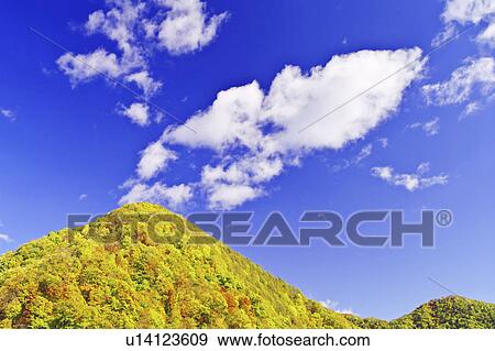 Stock Photo - Mountain Peak in Autumn. Fotosearch