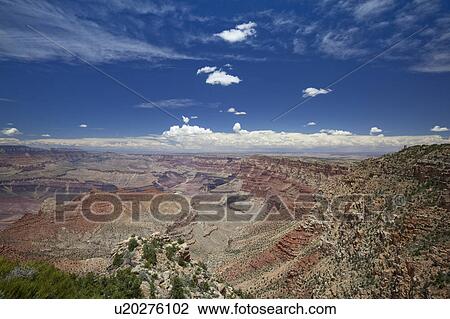 Stock Image - Navajo Point in Grand Canyon. Fotosearch