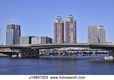 Stock Image - Odaiba Skyline. Fotosearch