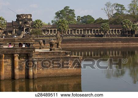 Old Ruins of Angkor Wat View Large Photo Image Stock Image - Old Ruins of Angkor Wat. Fotosearch