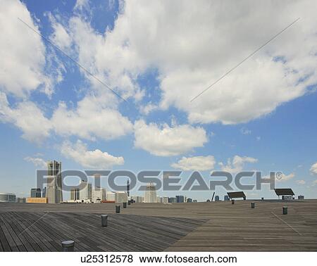 Osanbashi Pier View Large Photo Image Stock Photo - Osanbashi Pier. Fotosearch