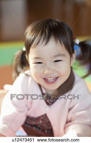 Portrait of Baby Girl View Large Photo Image Stock Image - Portrait of Baby Girl. Fotosearch