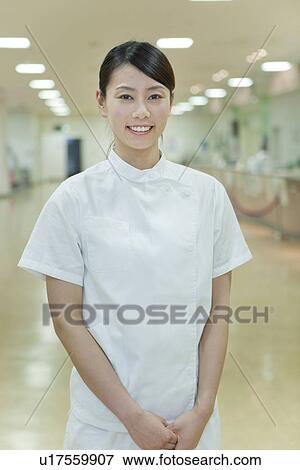 Portrait of nurse, Kanagawa Prefecture, Honshu, Japan View Large Photo Image Stock Photo - Portrait of nurse, Kanagawa Prefecture, Honshu, Japan. Fotosearch